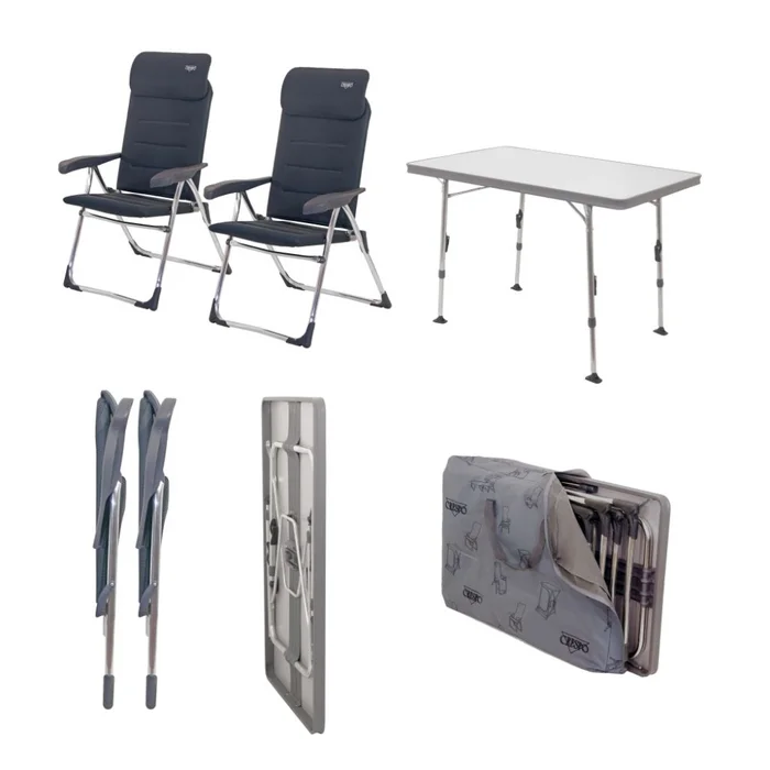 Crespo Stuhl-/ Tischset Valencia gepolstert, ohne Fußauflage