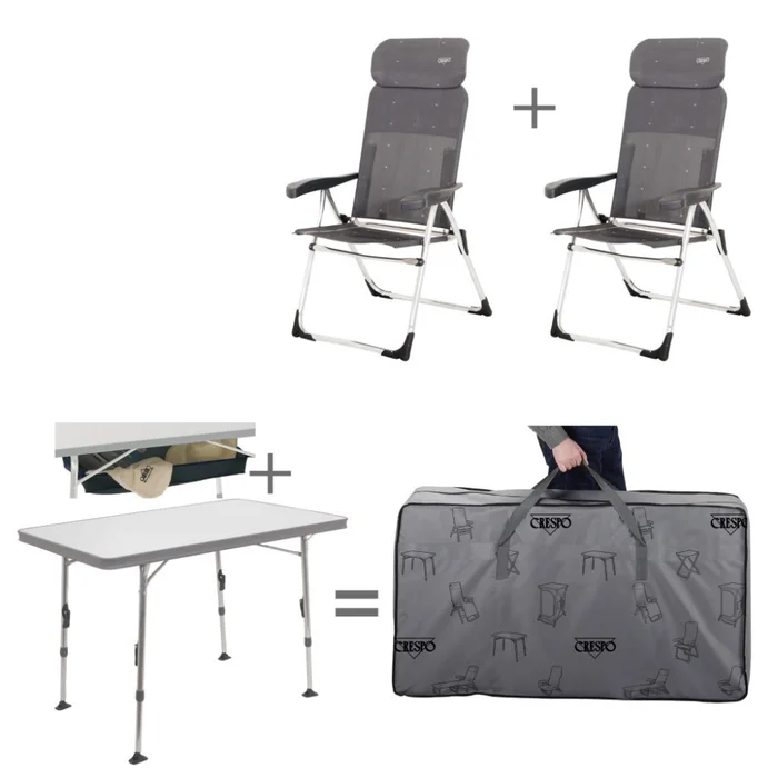 Crespo Stuhl-/ Tischset Valencia ungepolstert, ohne Fußauflage