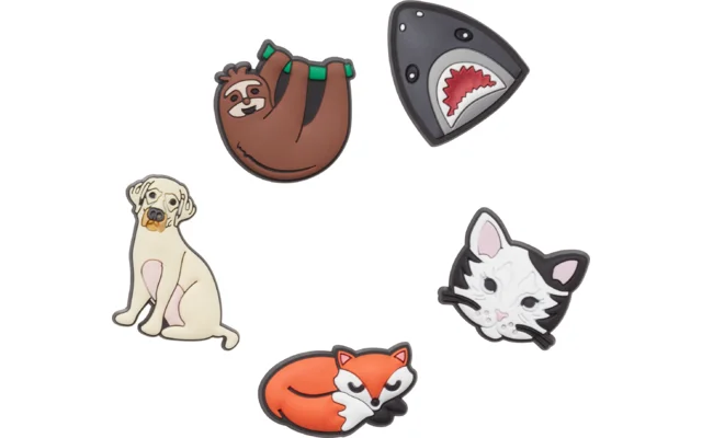 Crocs Jibbitz Animal Lover Schuhanstecker 5er-Pack