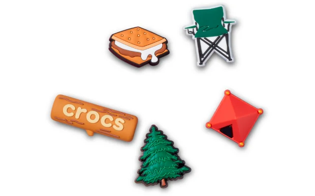 Crocs Jibbitz Gone Caming Schuhanstecker 5er-Pack