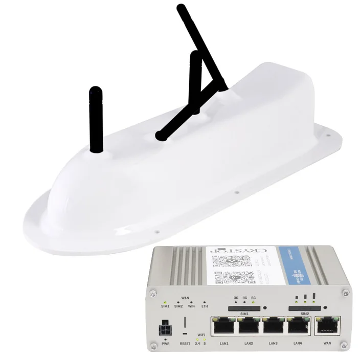 Crystop Routerset WebBooster Standard, weiß