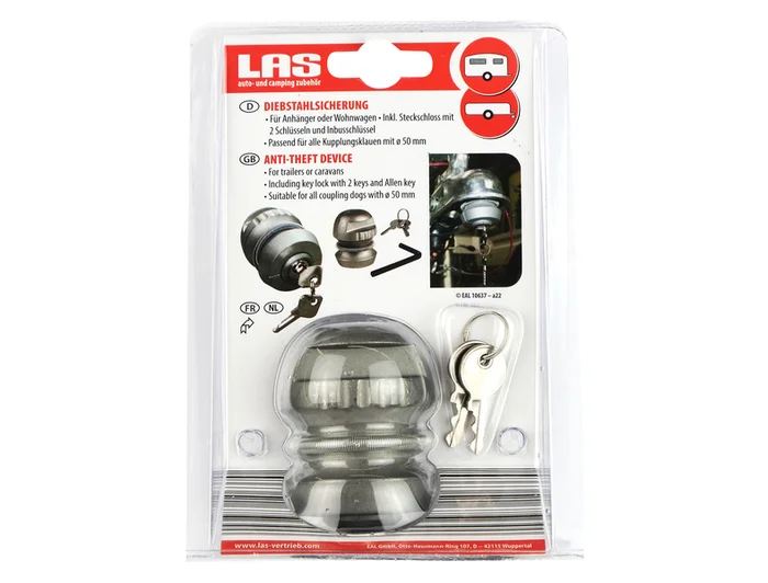 Diebstahl-Schutz-Ei für das Kupplungsmaul des Caravans