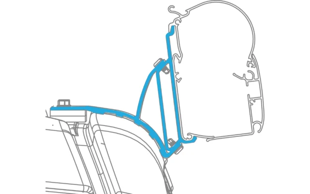 Dometic Adapter 029 für Wandmarkise PW 1100 / PW 1500 VW Multivan T5 / T6