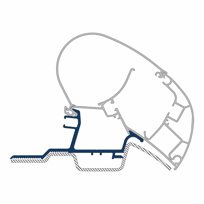 Dometic Dachadapter PR 2000, 2500 für Mercedes Sprinter/VW Crafter