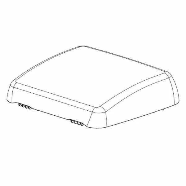 Dometic Glas kpl. mit Scharnierbolzen für Micro Heki (Nr. BG 4387)