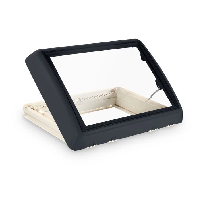 Dometic Midi Heki Style Kurbel mit Zwangsbelüftung, grau (700 x 500 mm)