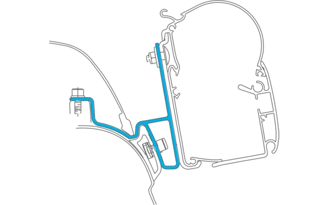 Dometic PR VW Crafter 2017 LHT Adapter