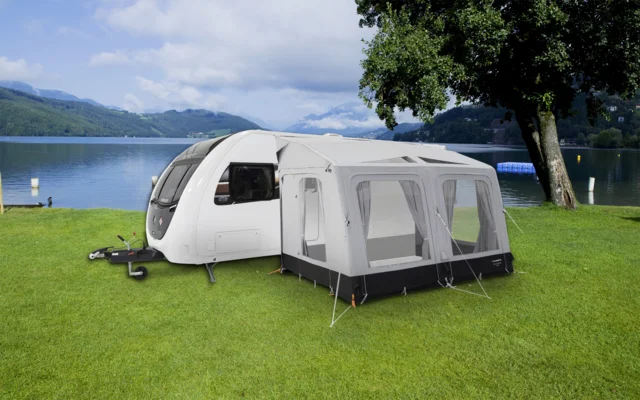Dometic Rally Air Tour 200 S aufblasbares statisches Vorzelt für Wohnwagen und Wohnmobile 2 Meter