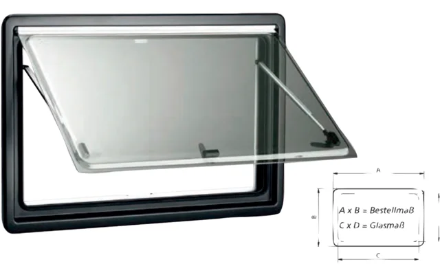 Dometic S4 Ausstellscheibe (500×350 mm)