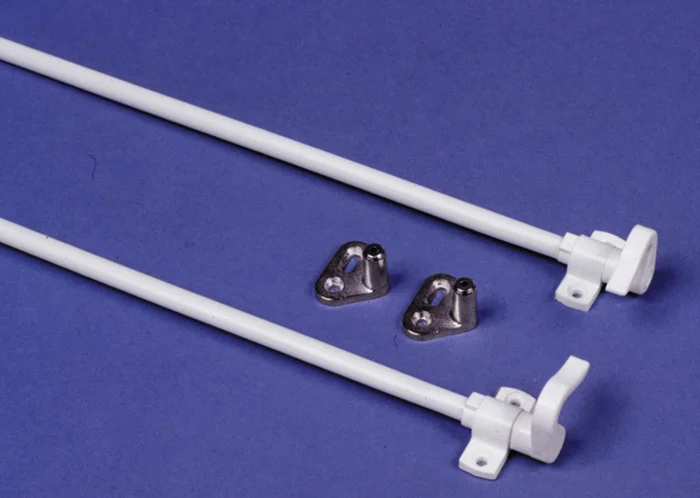 Drehstangenset Push-Lock – Weiß