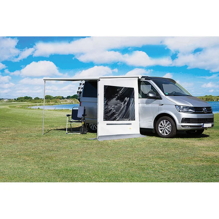 DWT Markisen-Seitenwand Rain Outside für Campingbusse, XS (185-205 cm)