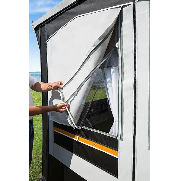 DWT Windstop-Verschluss Außenklappen Vorder- u. Seitenwand Atelier Chalet