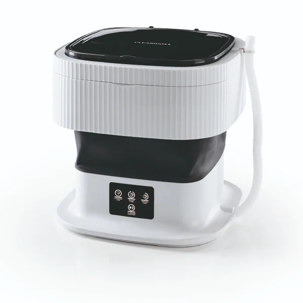 EASYmaxx Mini-Waschmaschine faltbar 40 W Farbe weiß / schwarz
