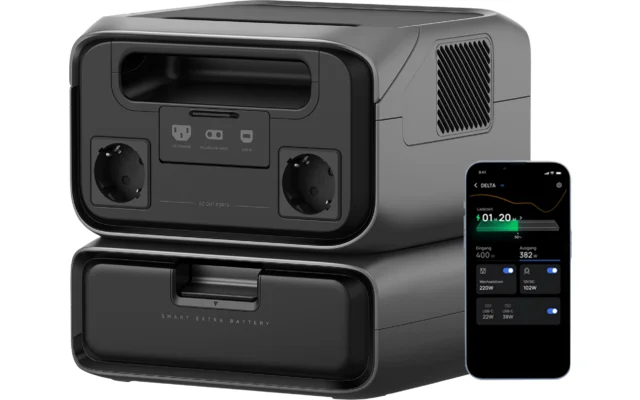 EcoFlow River 3 Max Tragbare Powerstation 572 Wh 600 W