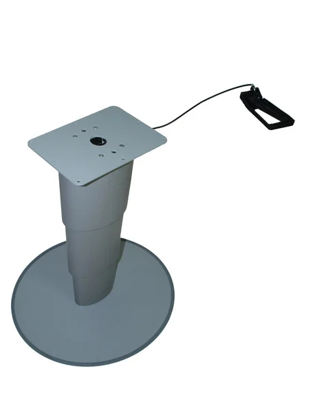 Einsäulen-Hubtisch Primero Comfort, 315-675mm, silbergrau