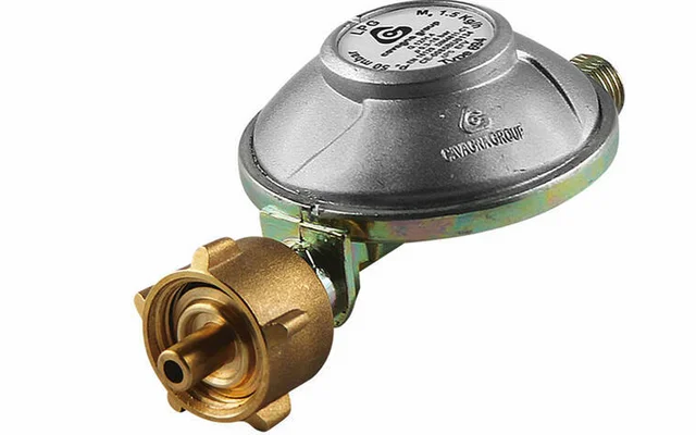 Enders Gasdruckregler für Schraubkartuschen, 50 mbar