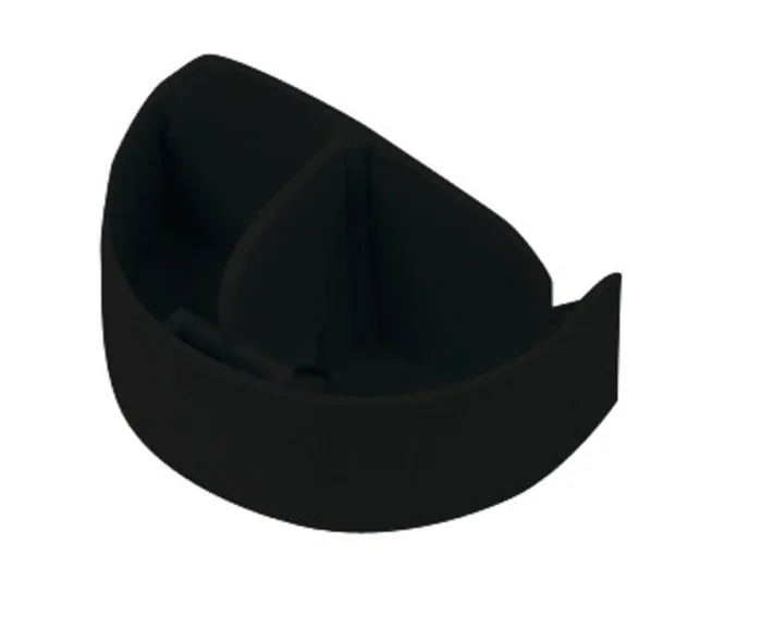 Endkappe für Hubtischfuß – Schwarz – 2er Set