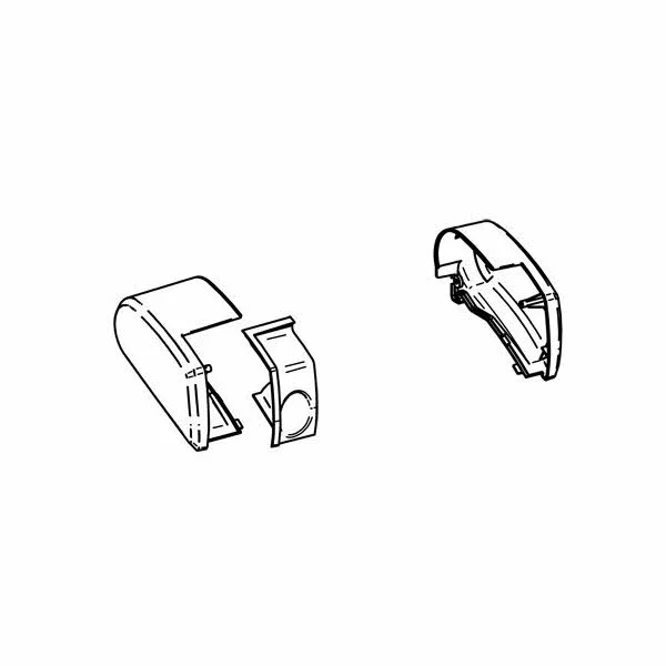 Endkappen anthrazit für Markise Omnistor 6200 (Nr. 1500602605)