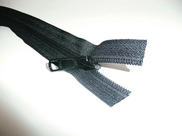 Endlos Reißverschluss als Meterware in schwarz 3,2cm breit