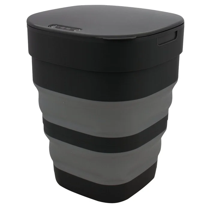 EuroTrail faltbarer Abfalleimer mit Bewegungssensor
