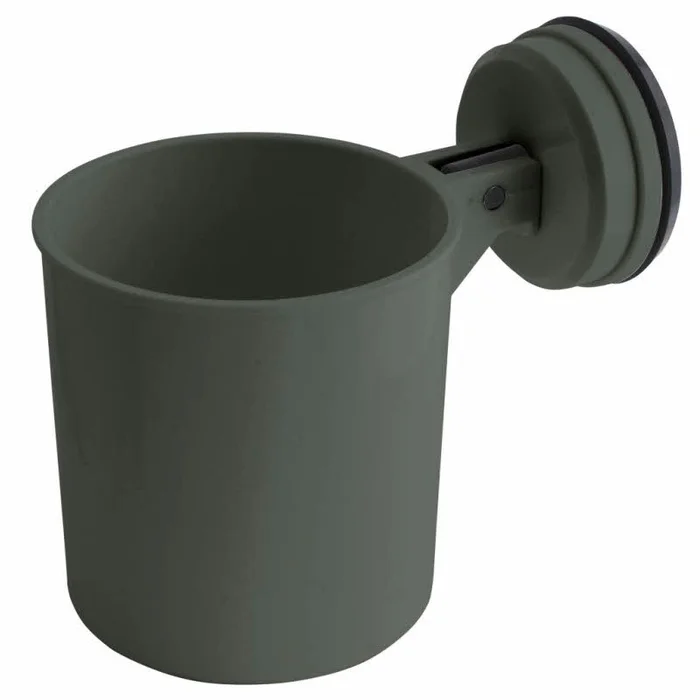 EuroTrail Rundbehälter mit Saugnapf, anthrazit