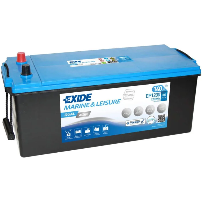 Exide Dual AGM EP 1200 – 140 Ah