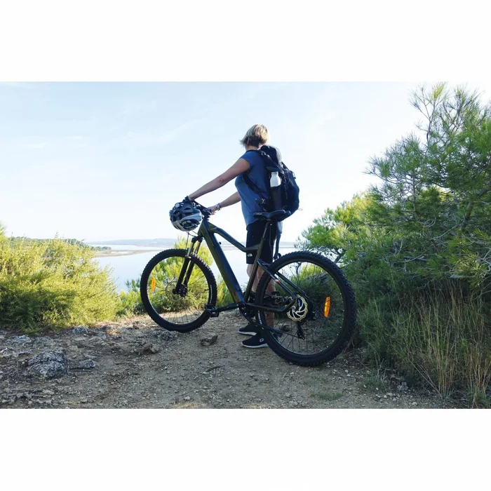 Fahrrad mit elektrischer Unterstützung Mountainbike OFF ROAD Schwarz EZA