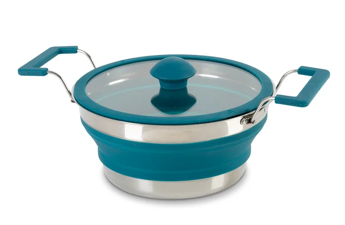 Faltbarer Silikon-Kochtopf