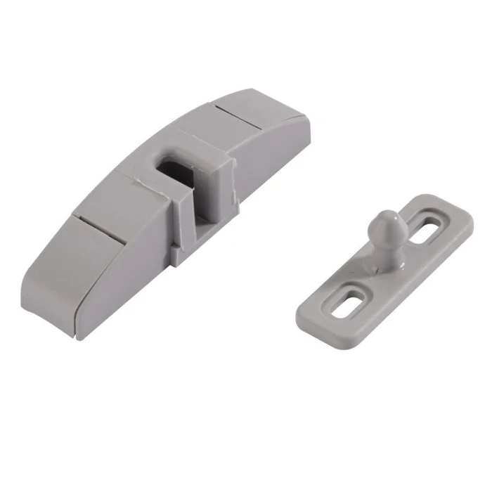 Fawo Möbelschnäpper WK komplett mit Gegenstück, grau