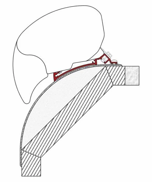 Fiamma Adapter F65 Laika Kreos ab 2005
