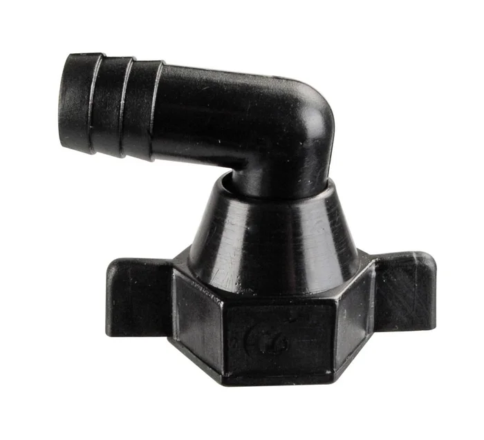 Fiamma Anschlusstülle abgewinkelt 13 mm für Aqua 8 (Nr. 98657-001)