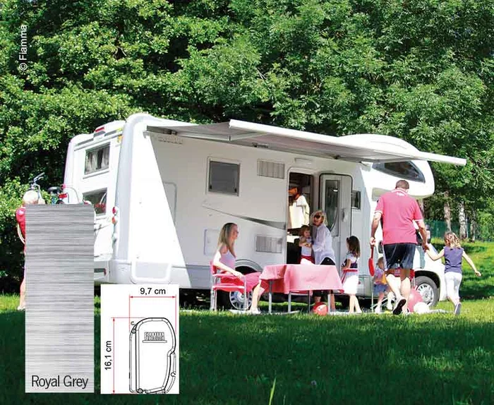 FIAMMA F45 Eagle 4,0m, Royal Grey, Gehäuse weiß