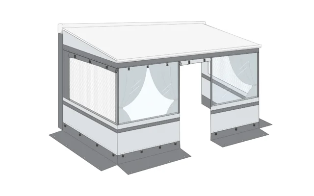 Fiamma Front Panel F für Markisenzelt Privacy Room 400 F65 Fiamma Ersatzteilnummer 98655-835