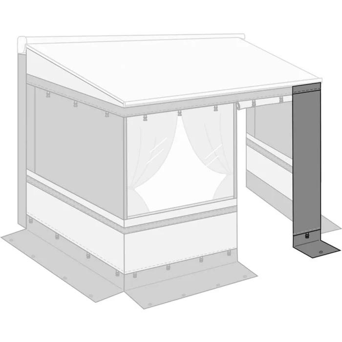 Fiamma Frontwanderweiterung Privacy Room F45 – 40 cm