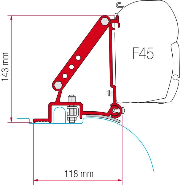 Fiamma Kit F45 – Ducato ab 03/2006 (High Roof)