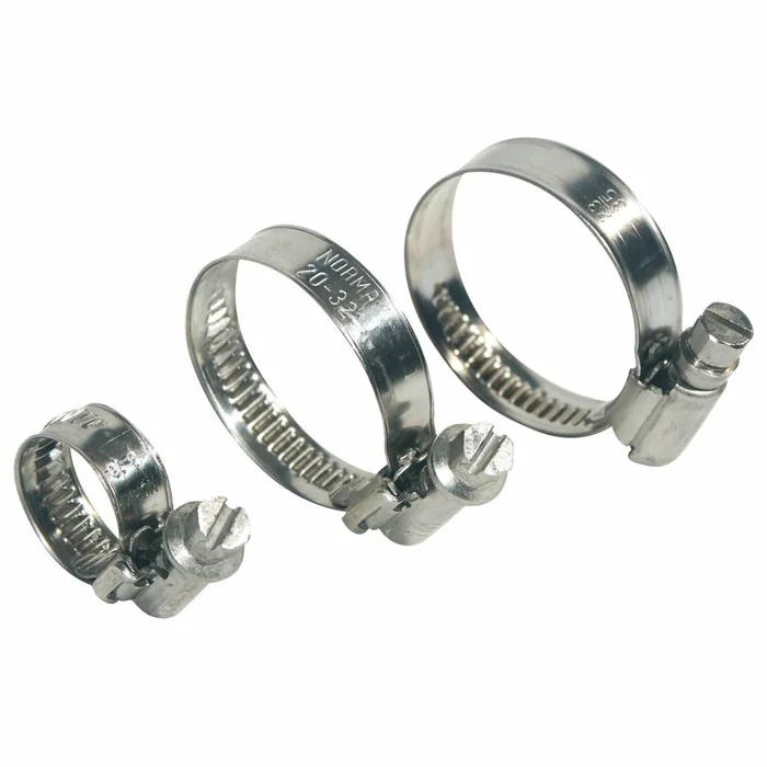 Flache Schlauchschellen – Verzinkter Stahl