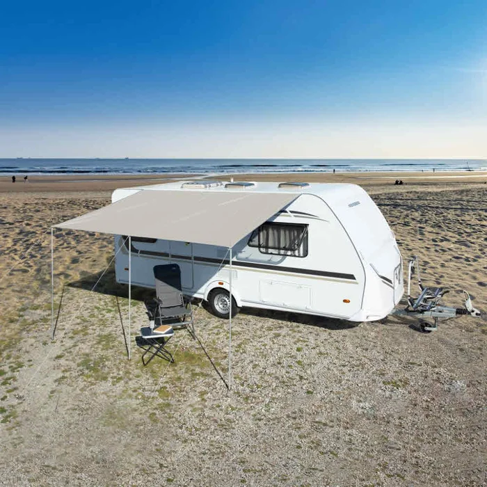 FrankanaFreiko Sonnendach Playa grau Gr. 1 – 200 x 240 cm