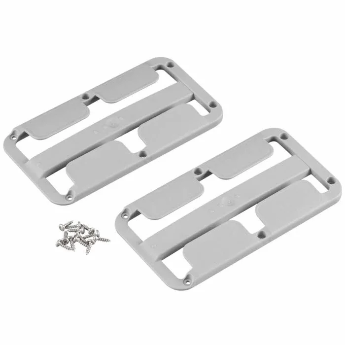 Froli Stielglashalter 2er-Set für 2-3 Gläser, Farbe lichtgrau