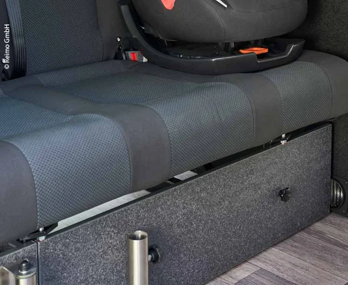 Frontblende Schlafsitzbank VW T6/5 V3100 starr Gr.8 Dekor Basalt.