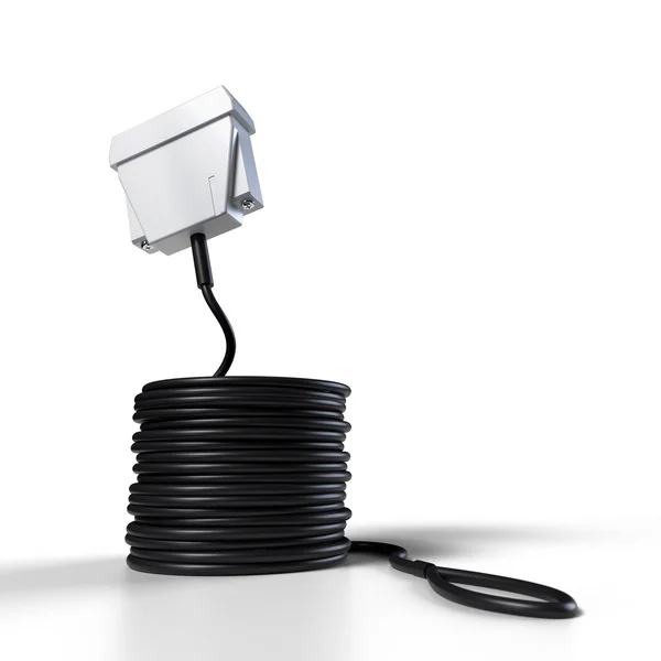 Funk-Kabelschleife – 5 m – Weiß