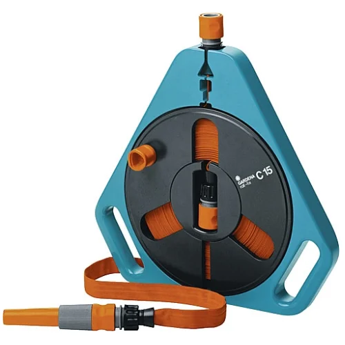 Gardena Flachschlauchkassette Classic Roll Fix, 15 m