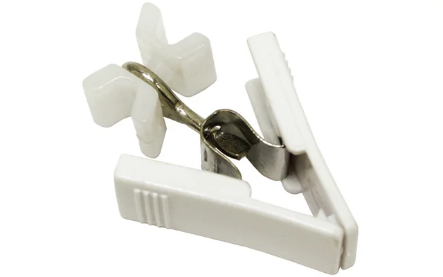 GARDINIA X-Gleiter mit Klammer Gardinengleiter weiß 20 Stück