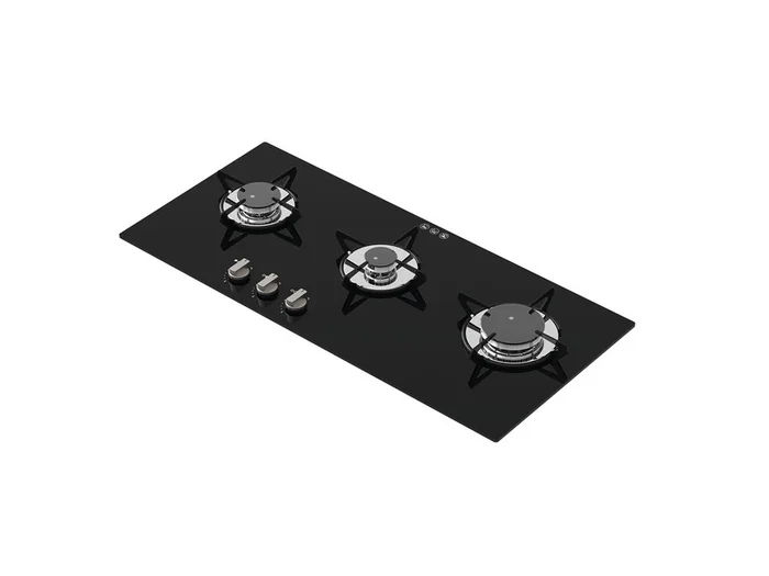 Gaskocher 3-flammig – Serie 931 – Elektrozündung