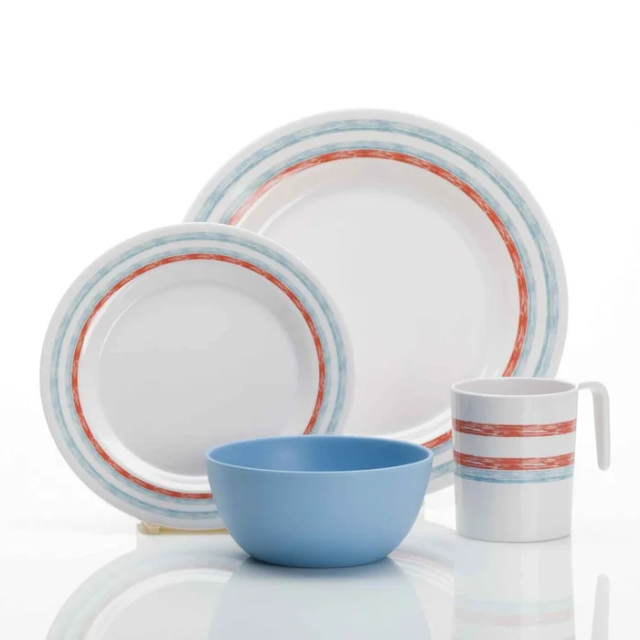 Geschirrpaket JUST STRIPES 16 Teile