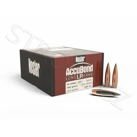 Geschosse Nosler ABLR .30 cal, dia .308, 168grs
