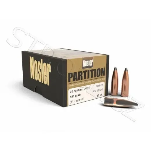 Geschosse Nosler Partition .30 cal, dia .308, 180grs