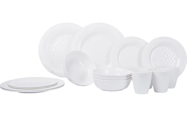 Gimex Royal Line Geschirrset weiß 16 teilig