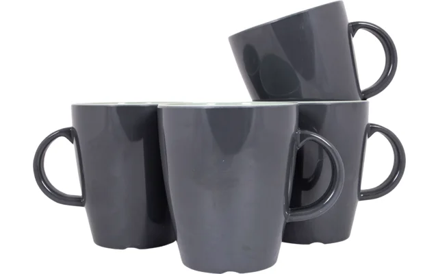 Gimex Vivid Line Henkelbecher 4 teilig grün