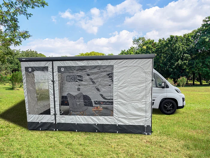 Girona – Wind-/Rainblocker – Frontpanel, H 235-250 cm, B 285 cm