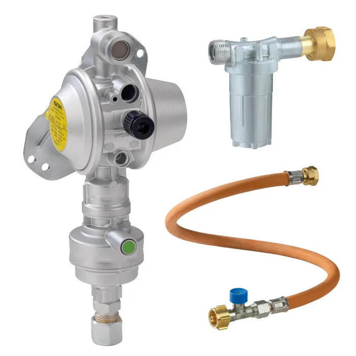 GOK Caramatic DriveOne 30 mbar vertikal – Komplettset